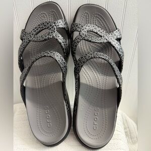 CROCS Disney Women's Black and Gray Sandals